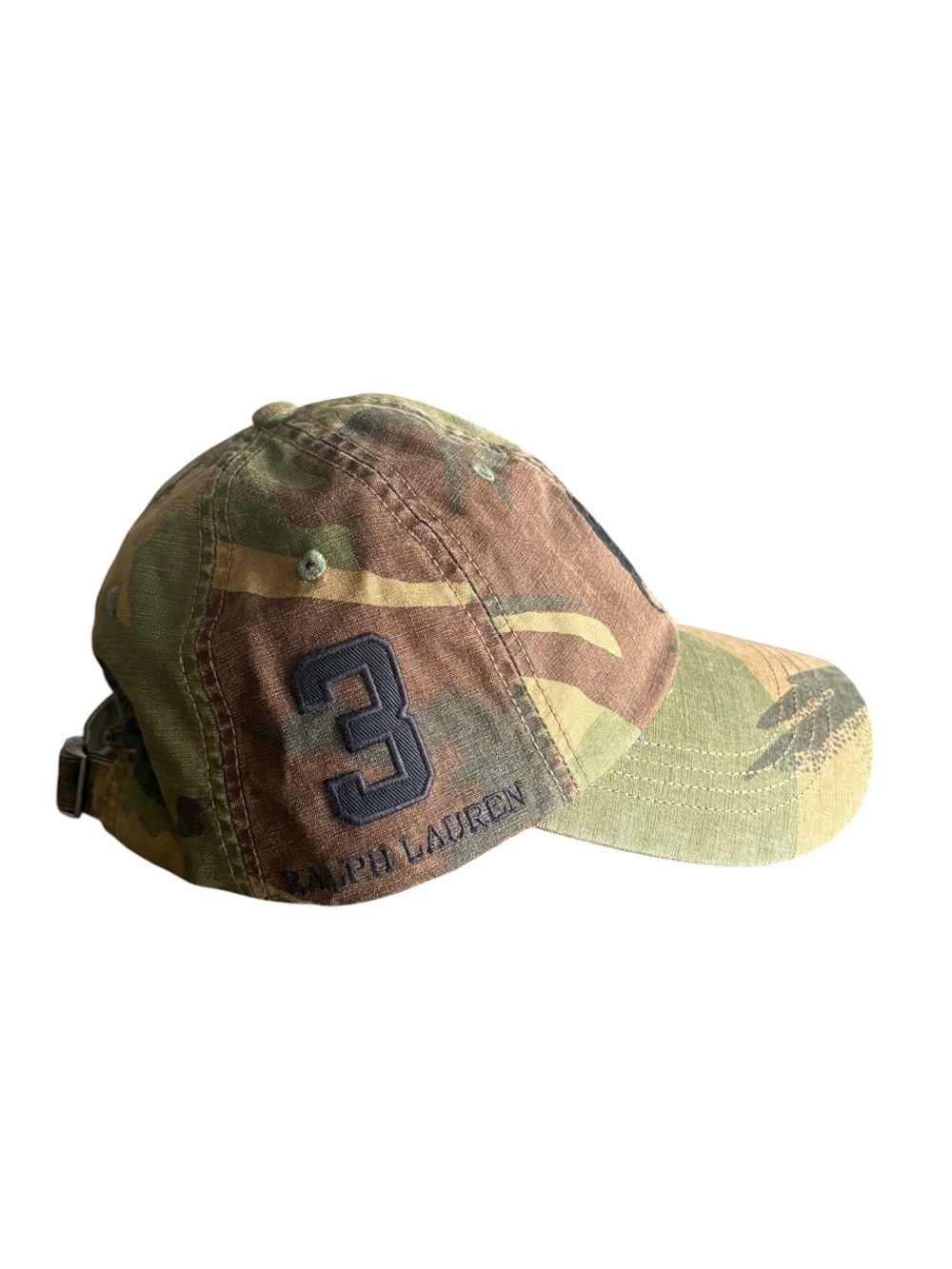 NWT Polo Ralph Lauren Camouflage Baseball Cap adjustable Back Strap OS - Picture 5 of 7